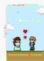 Save the Date-Karte Pixel A6 Karte hoch bunt