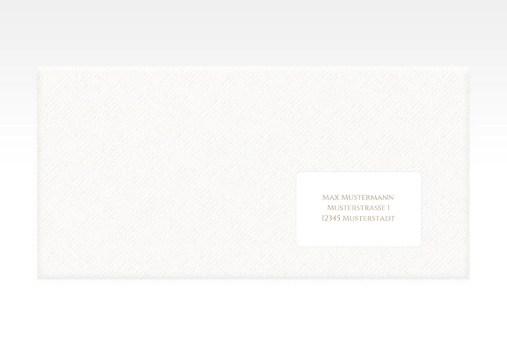 Empfängeretikett Hochzeit Delight 63,5 x 38,1 mm gold