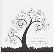 Wedding Tree Leinwand Hochzeitsbaum George (bis 60 Gäste)