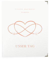 Klick: Details zu Hochzeitsalbum "Infinity" anzeigen Hochzeitsalbum Infinity 21 x 25 cm apricot