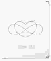 Hochzeitsalbum Infinity 21 x 25 cm apricot