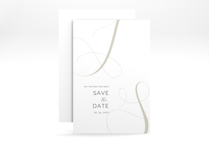 Save the Date-Karte Eheschließung A6 Karte hoch