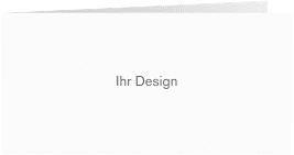 Blanko DIN lang Klappkarte lange Klappkarte quer