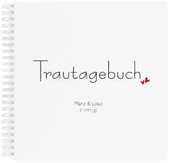 Klick: Details zu Trautagebuch Hochzeit "Twohearts" anzeigen Trautagebuch Hochzeit "Twohearts" Trautagebuch Hochzeit rot