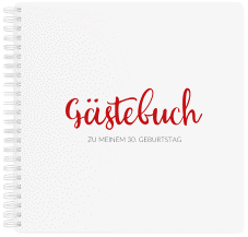 Klick: Details zu Gästebuch Geburtstag "Handwriting" anzeigen Gästebuch Geburtstag "Handwriting"