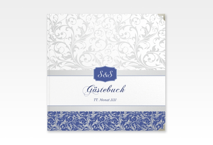 Gästebuch Selection Hochzeit Latina Leinen-Hardcover blau
