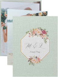 Klick: Details zu Foto-Leporello Hochzeit "Prachtvoll" anzeigen Foto-Leporello Hochzeit Prachtvoll Leporello mint