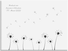 Wedding Tree Leinwand Pusteblumen Diana (bis 60 Gäste)