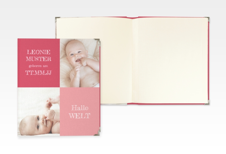Baby Fotoalbum Freude 21 x 25 cm pink