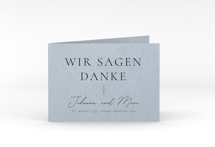 Dankeskarte Hochzeit Hochzeitsfreude A6 Klappkarte quer