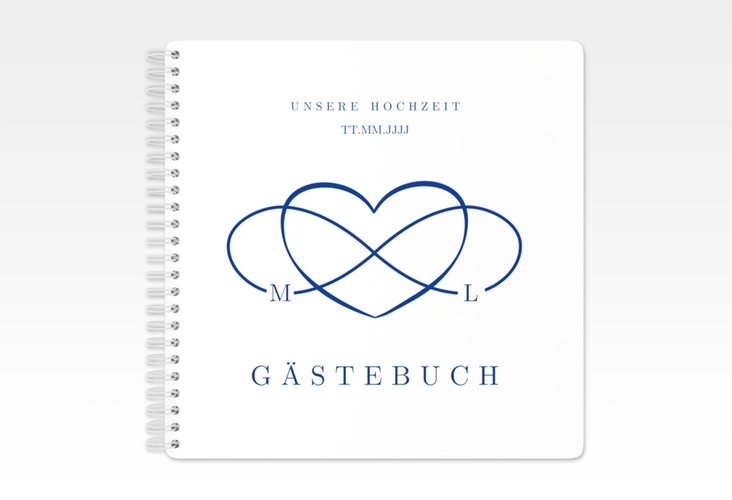 Gästebuch Hochzeit Infinity Ringbindung