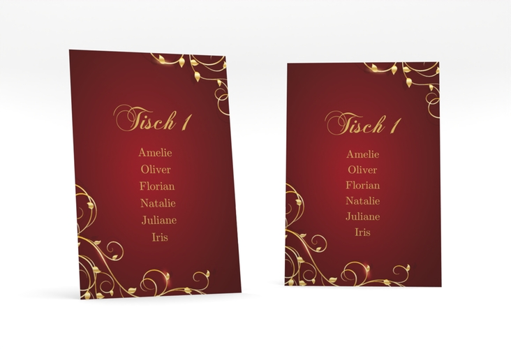 Tischaufsteller Hochzeit Eternity Tischaufsteller