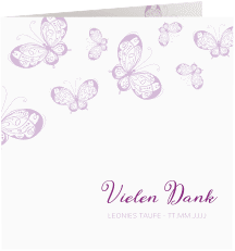 Danksagung Taufe "Protection"