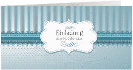 Einladung 60. Geburtstag "Heinrich/Henriette"