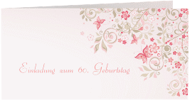 Einladung 60. Geburtstag "Marianne"