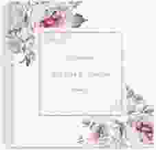 Gästebuch Hochzeit Embrace Ringbindung weiss