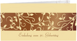 Einladung 50. Geburtstag "Hermann/Hermine"