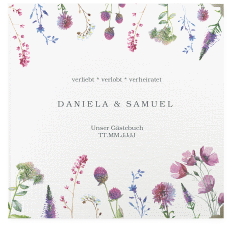 Klick: Details zu Gästebuch Selection Hochzeit "Wildblumen" anzeigen Gästebuch Selection Hochzeit Wildblumen Leinen-Hardcover weiss