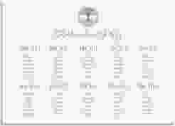 Sitzplan Leinwand Hochzeit "Lebensbaum"