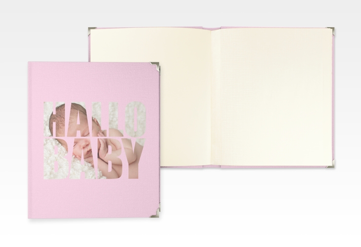 Baby Fotoalbum Wunderlich 21 x 25 cm rosa