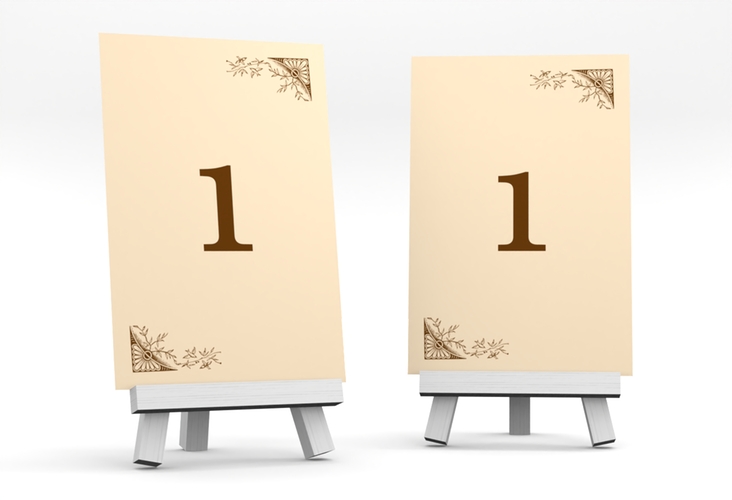 Tischnummer Hochzeit Storybook Tischaufsteller