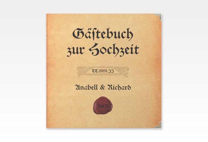 Gästebuch Selection Hochzeit Mittelalter Leinen-Hardcover