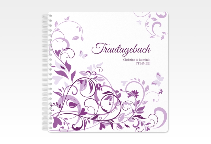 Trautagebuch Hochzeit Lilly Trautagebuch Hochzeit lila