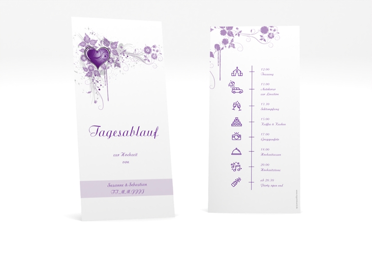 Tagesablauf Hochzeit Triest lange Karte hoch