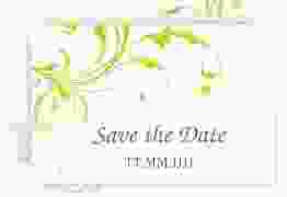 Save the Date-Karte Hochzeit Palma A6 Karte quer gruen