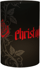 Windlicht Hochzeit Red Rose Windlicht schwarz