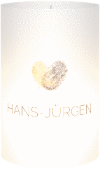 Klick: Details zu Windlicht Hochzeit "Fingerprint" anzeigen Windlicht Hochzeit "Fingerprint" Windlicht pink