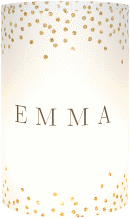 Windlicht Hochzeit Glitter Windlicht weiss