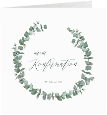 Klick: Details zu anksagung Konfirmation "Sealed" anzeigen anksagung Konfirmation Sealed quadr. Klappkarte weiss