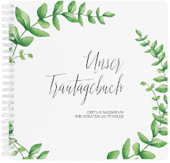 Klick: Details zu Trautagebuch Hochzeit "Botanic" anzeigen Trautagebuch Hochzeit "Botanic" Trautagebuch Hochzeit weiss