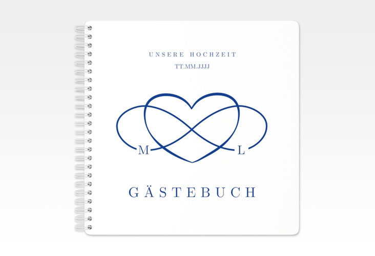 Gästebuch Hochzeit Infinity Ringbindung