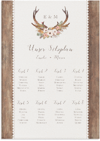 Klick: Details zu Sitzplan Leinwand Hochzeit "Heimatjuwel" anzeigen Sitzplan Leinwand Hochzeit "Heimatjuwel" 50 x 70 cm Leinwand rosa