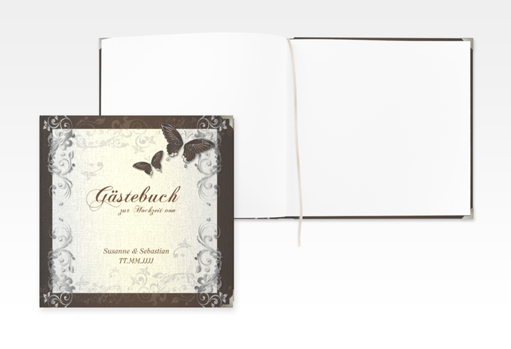 Gästebuch Selection Hochzeit Toulouse Leinen-Hardcover braun