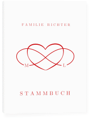 Klick: Details zu Stammbuch A5 "Infinity" anzeigen Stammbuch A5 Infinity Stammbuch A5 rot