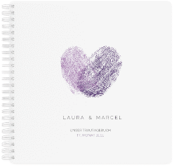 Klick: Details zu Trautagebuch Hochzeit "Fingerprint" anzeigen Trautagebuch Hochzeit "Fingerprint" Trautagebuch Hochzeit pink