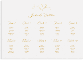 Klick: Details zu Sitzplan Leinwand Hochzeit "Envie" anzeigen Sitzplan Leinwand Hochzeit "Envie" 70 x 50 cm Leinwand lila
