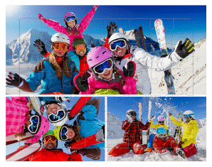 Fotopuzzle 40 Teile Dreiteilig 40 Teile