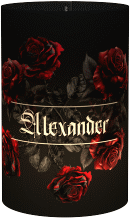 Windlicht Hochzeit "Gothic Rose"