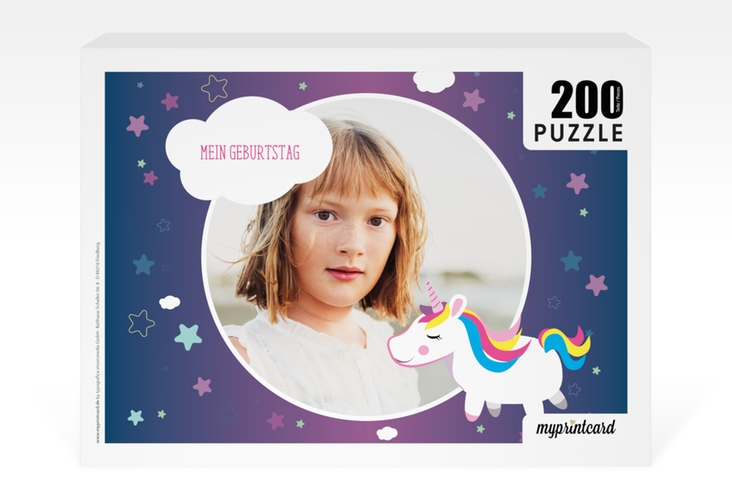 Fotopuzzle 200 Teile Magisch 200 Teile lila