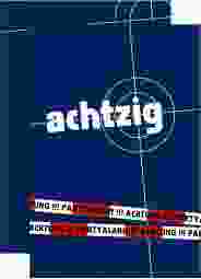 Einladung 80. Geburtstag Feierort A6 Karte hoch blau