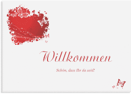 Klick: Details zu Willkommensschild Leinwand "Mailand" anzeigen Willkommensschild Leinwand "Mailand" 70 x 50 cm Leinwand pink