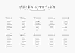 Sitzplan Poster Hochzeit "Photoframe"