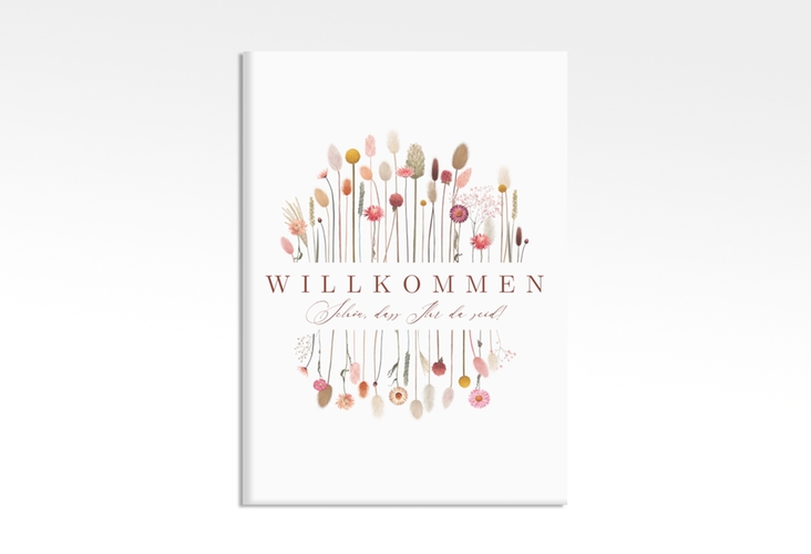 Willkommensschild Leinwand Driedflower 50 x 70 cm Leinwand