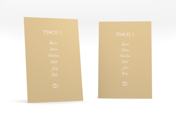 Tischaufsteller Hochzeit Rise Tischaufsteller beige