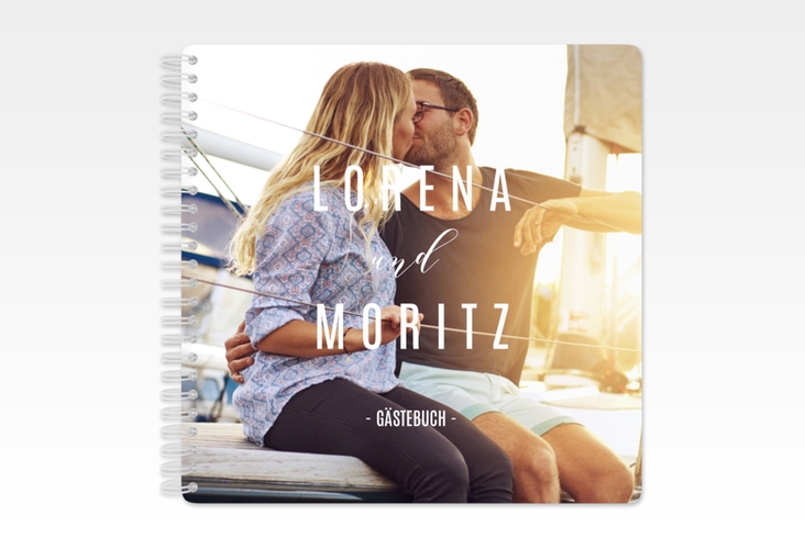 Gästebuch Hochzeit Memory Ringbindung