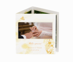 Klick: Details zu Ringraziamenti matrimonio collezione Ravenna anzeigen Ringraziamenti matrimonio collezione Ravenna Quadr. Karte doppelt